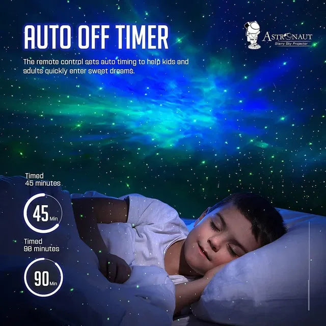 Astronaut Galaxy Projector Lamp – Transform Your Room Into Space 🌌🚀